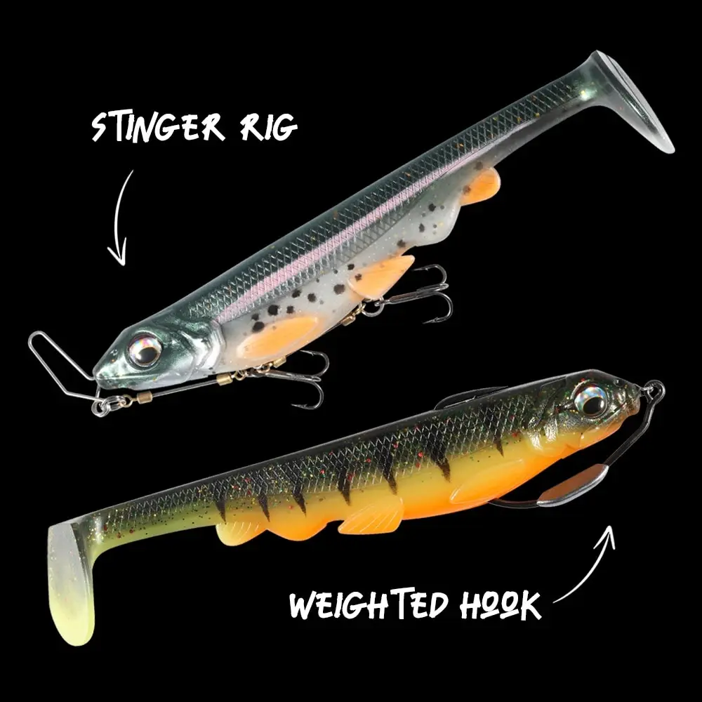 Spinpoler Stalker Angelköder, weicher Köder, Paddel, Schwanz, 16 cm, Wobbler, Kunststoff, gefälschtes Angeln, Swimbait, Seebarsch, Hecht, Forelle, Tackle, Pesca