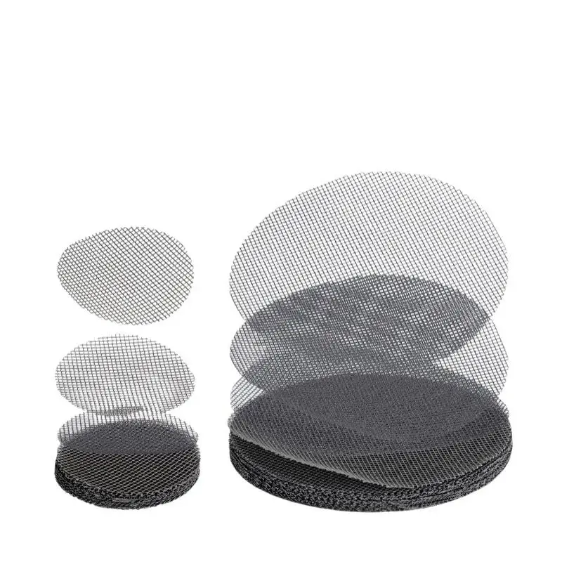 50Pcs Plastic Breathable Flower Pot Hole Mesh Pads Prevent Soil Loss Drainage Gaskets for Gardening Enthusiasts