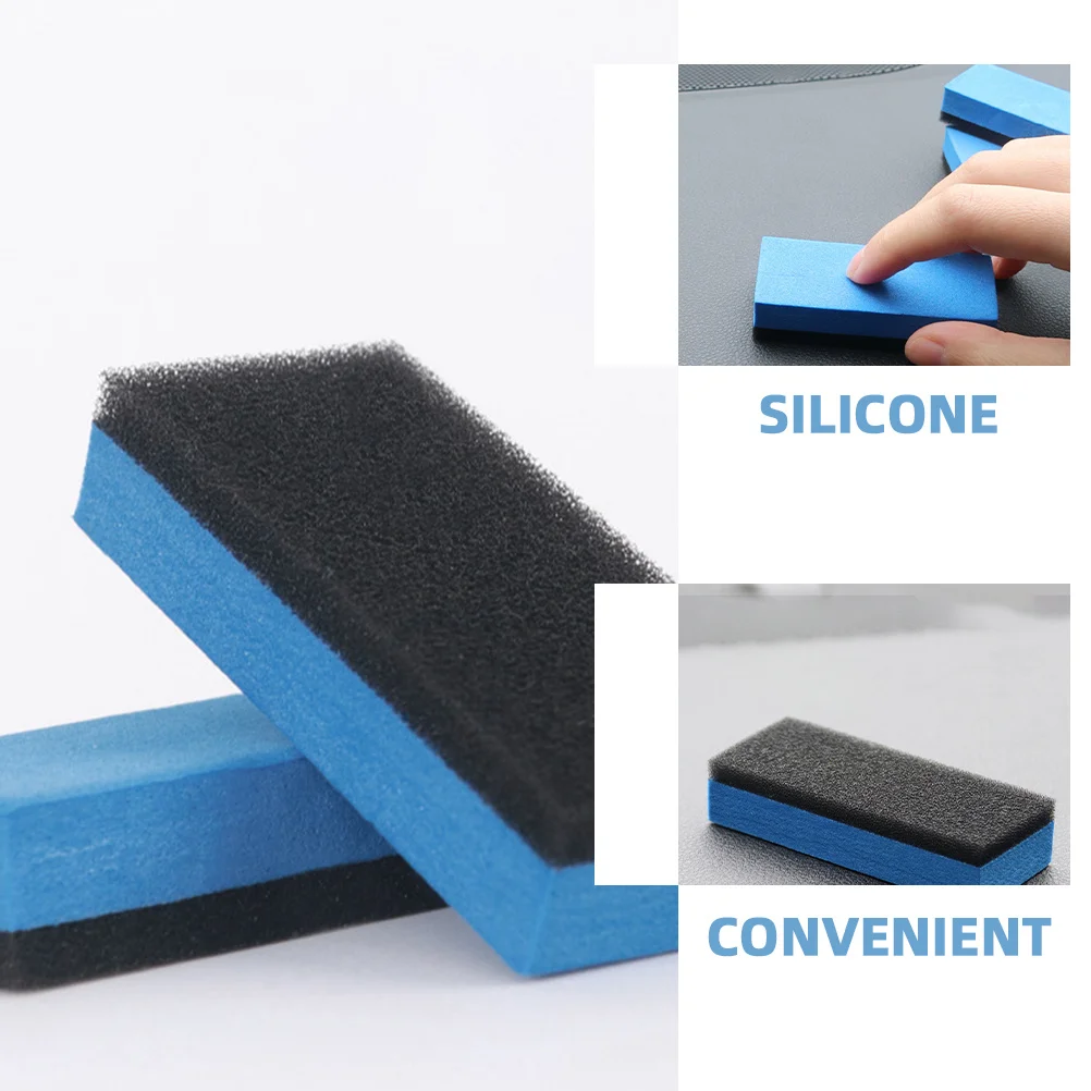 

10Pcs Car Coating Sponge Wax Applicator Pads Polishing Cleaning Car Wax Sponge Applicator Pads for Detailing Polishing Pad
