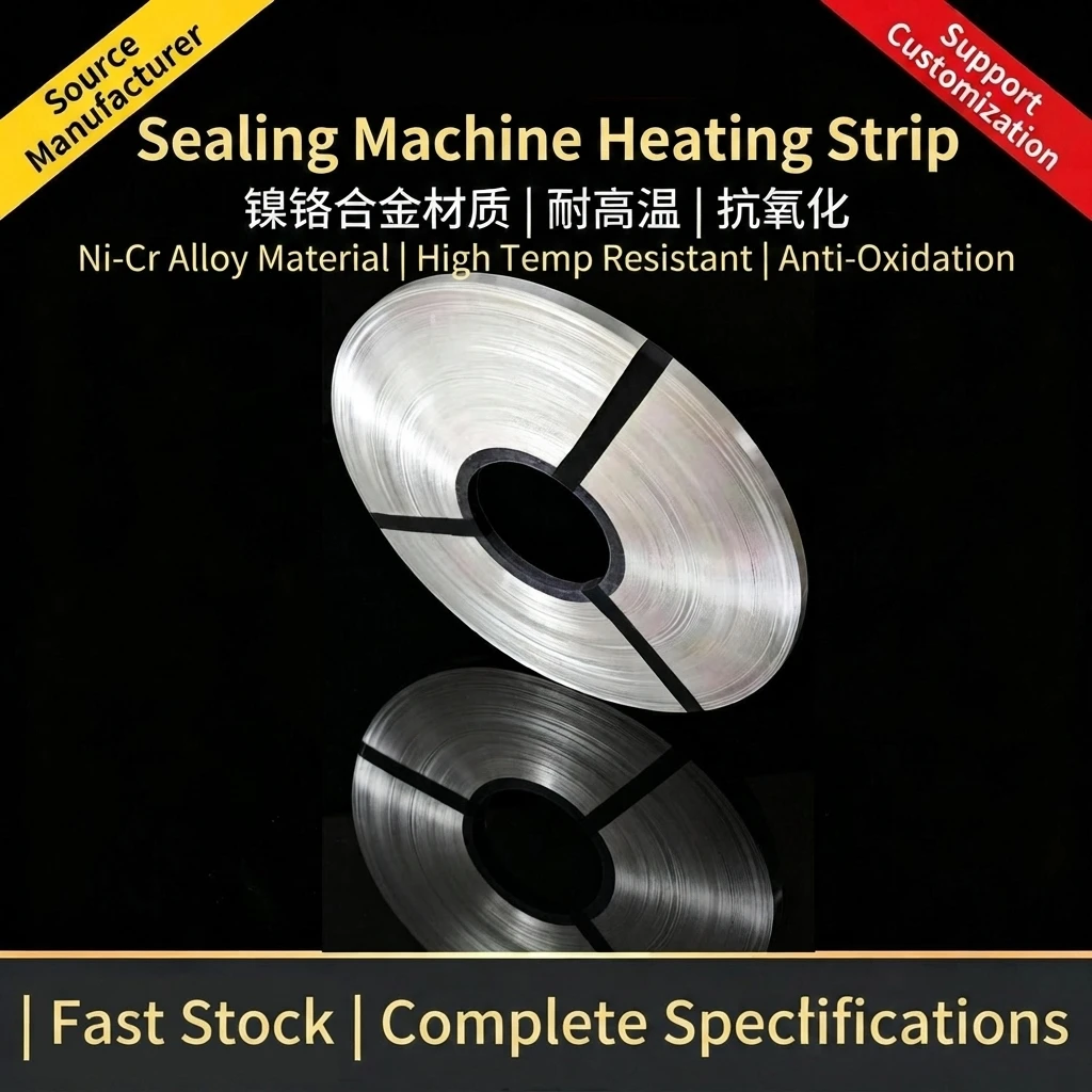 10m NiCr Alloy Flat Heating Ribbon Wire Vacuum Sealer Impulse Sealer Replacement Heating Strip Accessories