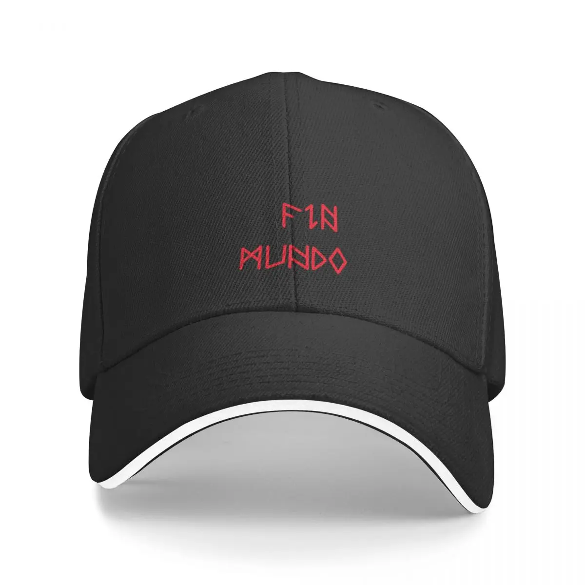 Duki, Frase: Del final del mundo Gorra de béisbol Sombrero de golf Hombre Sombrero de gran tamaño Ropa de golf para mujeres Hombres