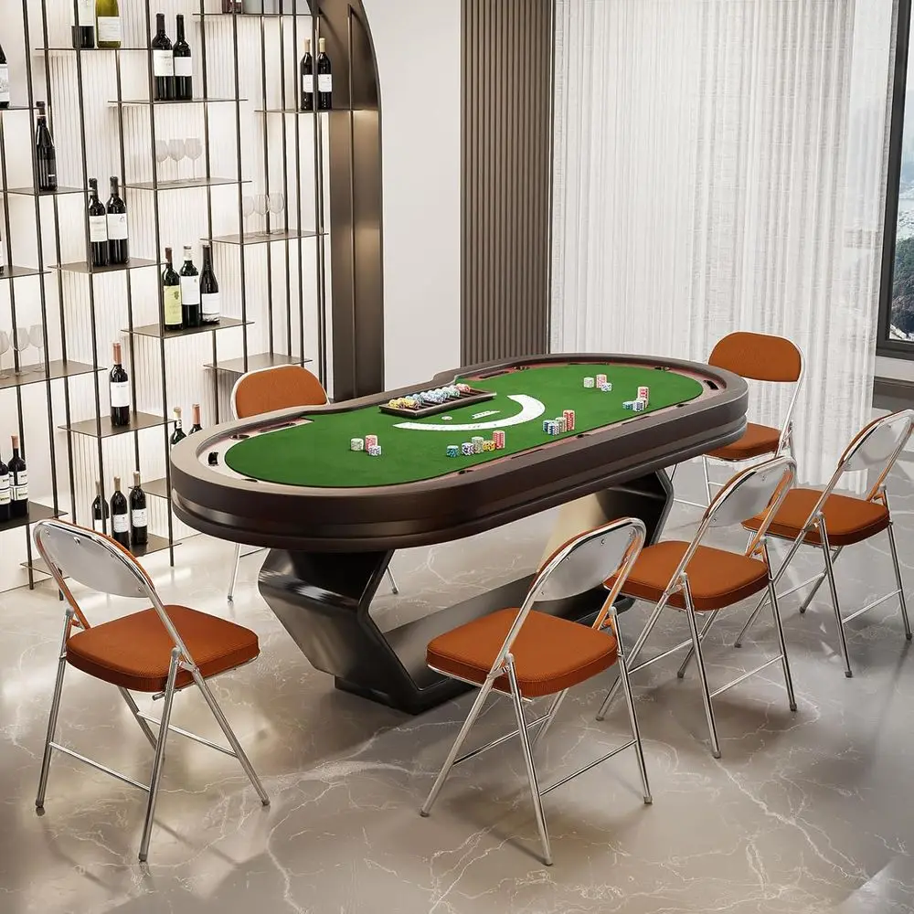 6 sztuk składanych krzeseł z wyściełanym siedziskiem i oparciem, metalowa rama, wytrzymała tkanina sztruksowa, udźwig 158 kg, zestaw 6 sztuk, pomarańczowy – Id