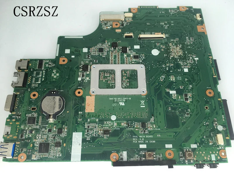 Laptop motherboard For ASUS K43L with i3-2350m Mainboard REV 5.0  Test ok 100% original