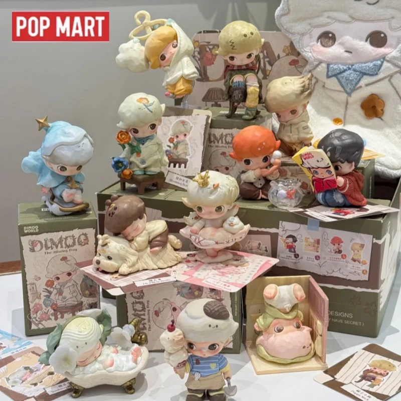 

Genuine Popmart Dimoo The Missing Day Series Blind Box Trendy Accessories Toys Desktop Decorative Figurines Halloween Gifts