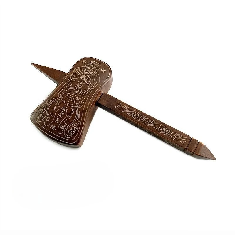 Old Law Axe Pangu Great Emperor and Summoning God Service God Thunder Axe Handmade Carving