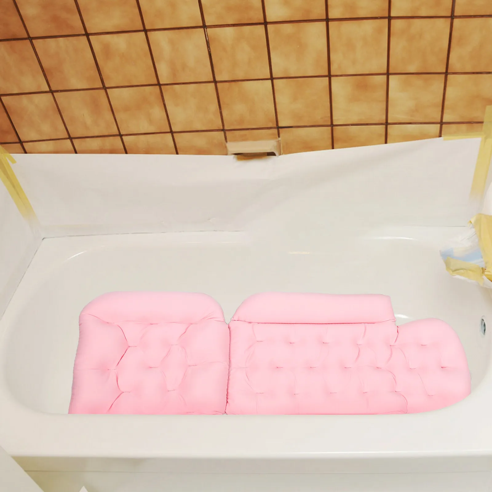 

Non-Slip Full Body Bathtub Cushion for Adults Ergonomic Bath Pillow with Back Neck Shoulder Support Spa Bathroom Accessory