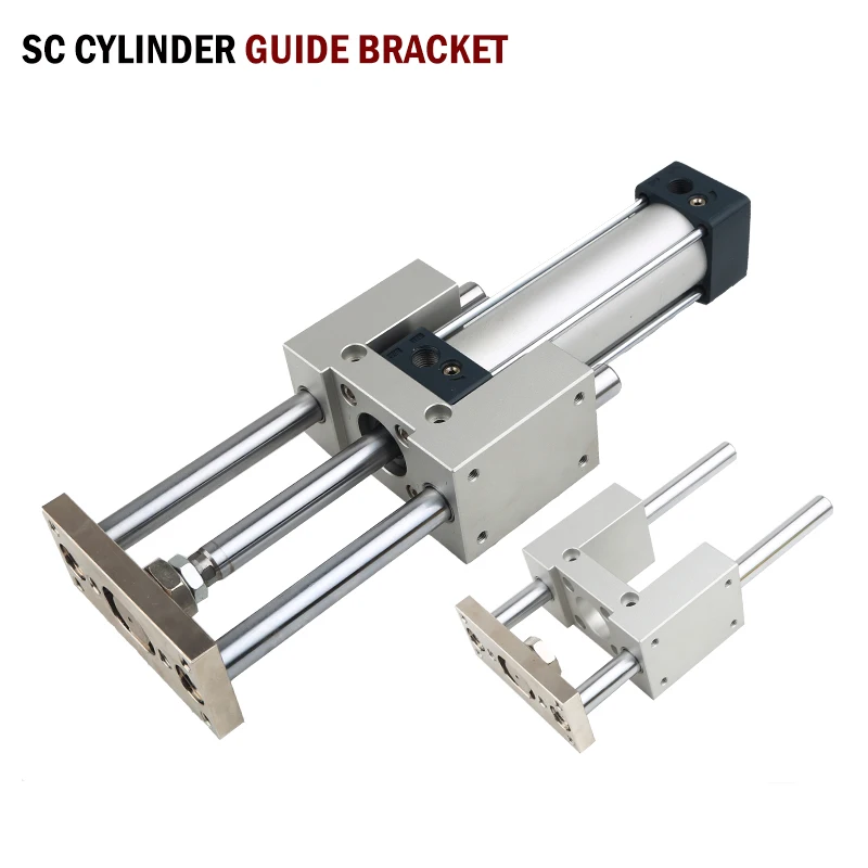 SC32 SC40 SC50 Pneumatic Standard Cylinder Guiding Support Bracket Linear Guide Rail For SC Piston Mounting Accessories