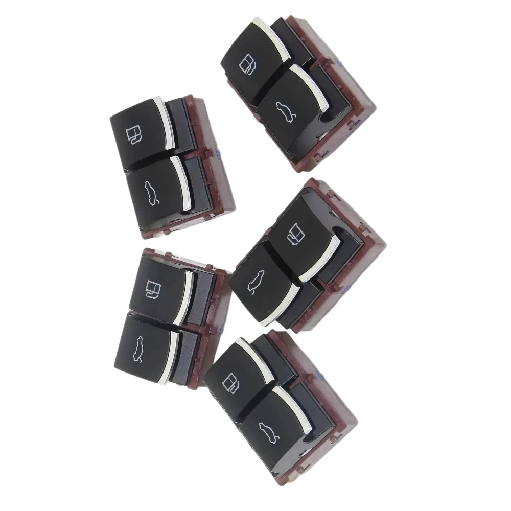 

5PCS For VW Jetta MK5 B6 Passat CC Chrome Fuel Tank Door Release Switch Button 35D959903 3C0959903B Gas Cap Trunk Opener