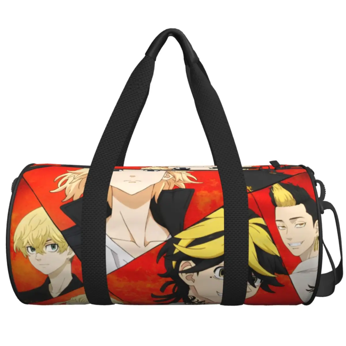 Tokyo Ken Ryuguji Sports Bags Japanese Anime Swimming Gym Bag Large Novelty Handbags Men Women Custom Weekend Fitness Bag