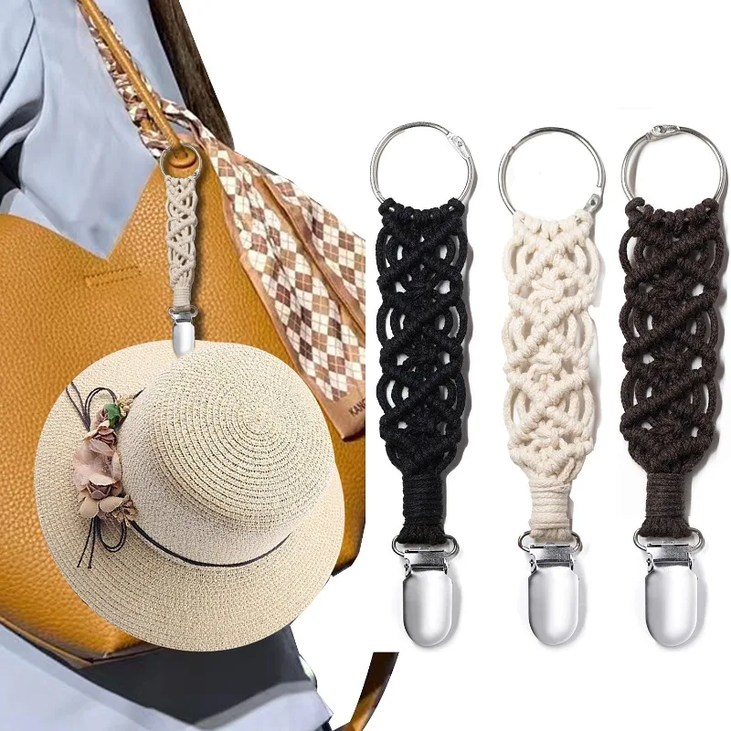 Clip per zaino Clip per custode per cappelli portatile universale Tela Accessori per riporre leggeri Gadget pratici da viaggio per esterni