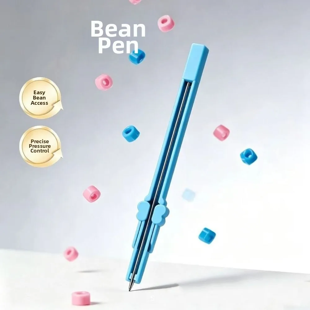 Handheld Storable Bead Pen 2.6mm Efficient Press-Type Bead Pen Jam-Free Time-Saving Automatic Bead Dispenser DIY Craft Projects