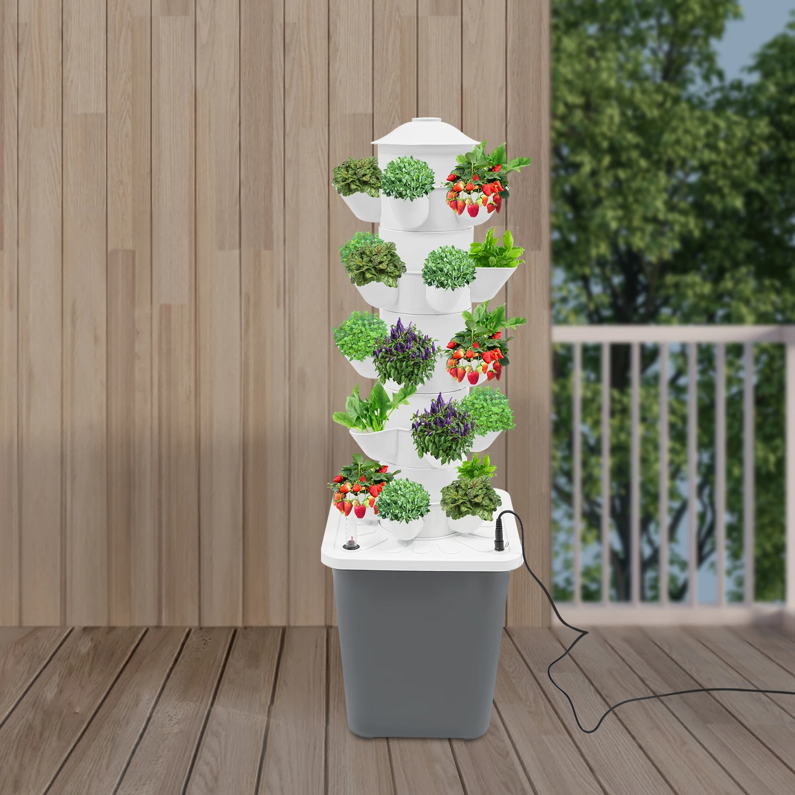 

Hydroponic Growing Kit 25-Pod Hydroponic Mechanism for Home Gardening