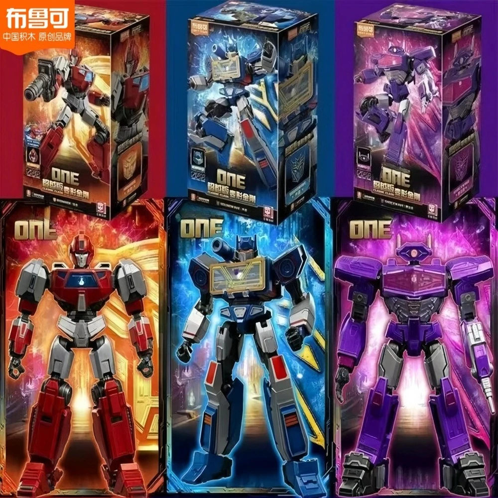 

В наличии BLOKEES Transformers One CLASSIC CLASS Jetwing Optimus Prime The Fallen Soundwave, собранная подвижная модель игрушки