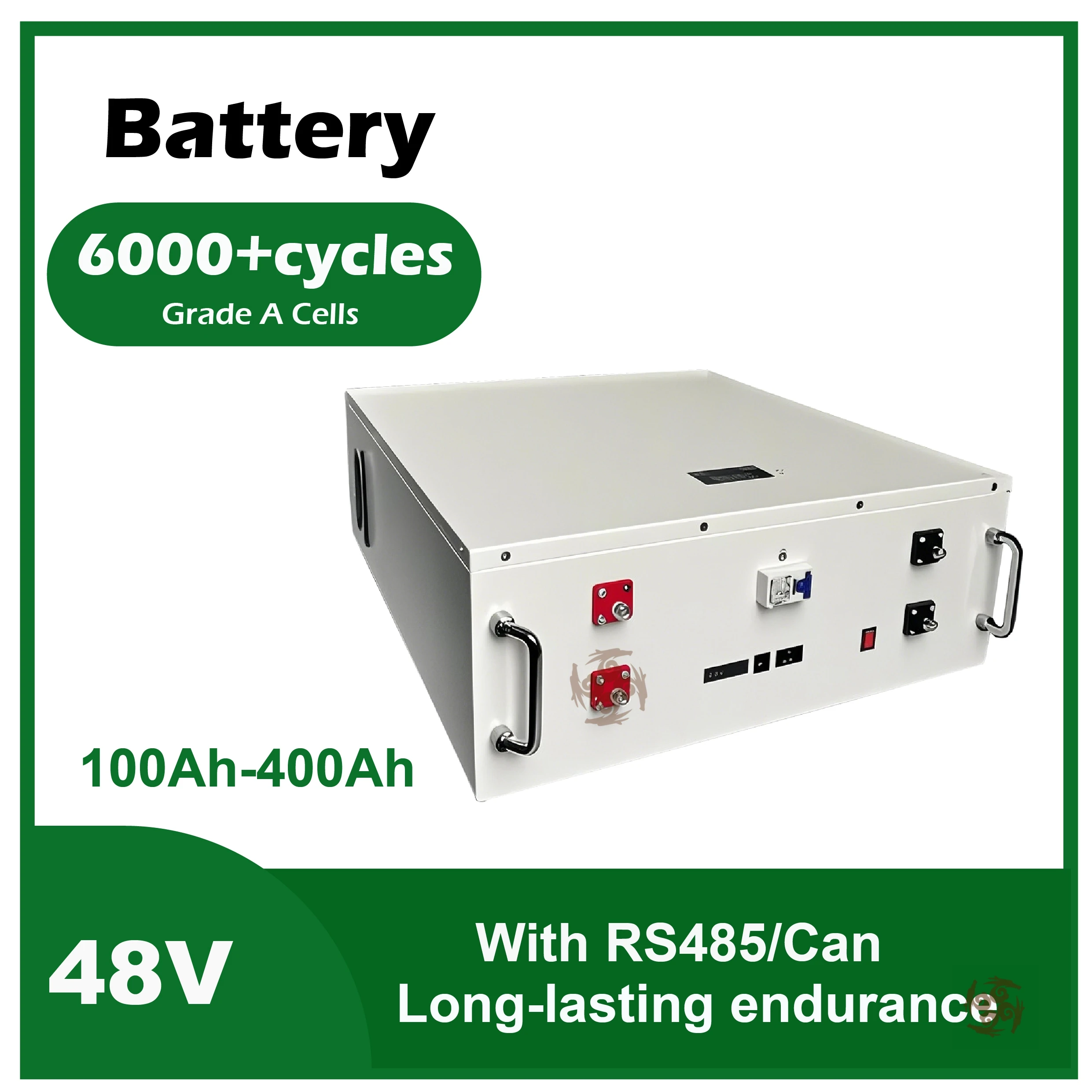 

48V50Ah60Ah80Ah100Ah120Ah150Ah200Ah300Ah 400Ah литий-железо-фосфатный аккумулятор RS485 CAN RS232 резервное хранилище энергии