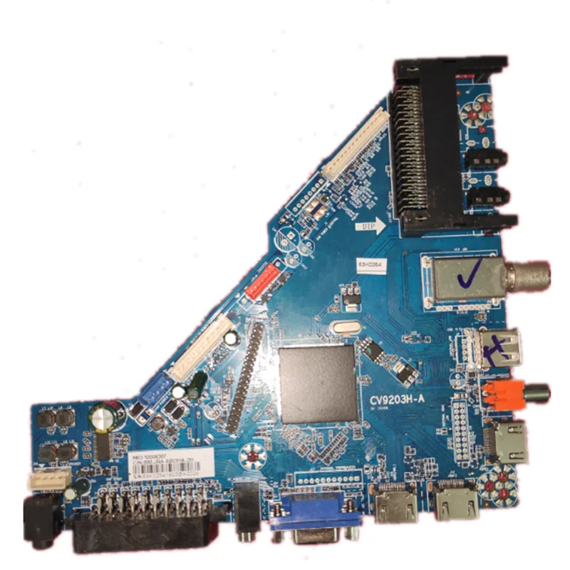 Free shipping!  CV9203H-A   TV motherboard FOR  st5461b05-2  LED screen   working good   1920X1080