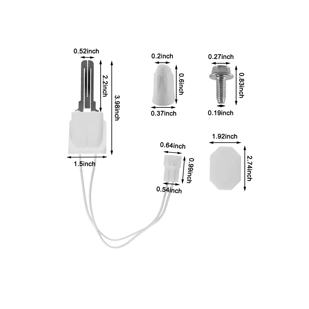 

2025 Furnace Igniter KIT03033 Compatible With AF3033 KIT-3033 DS010KX, Quick Start Hot Surface=Ignitor For Reliable Home Heating