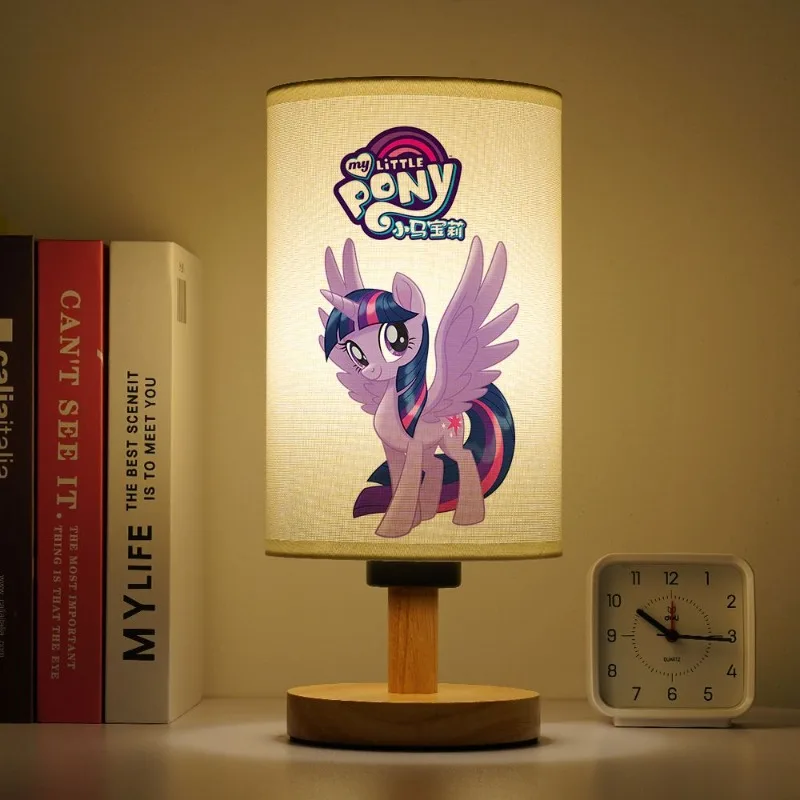 Twilight Sparkle Pinkie Pie Leuke Creatieve Cartoon Slaapkamer Zacht Licht Oogbescherming Bureaulamp Nachtlampje Tafelblad Ornament Cadeau