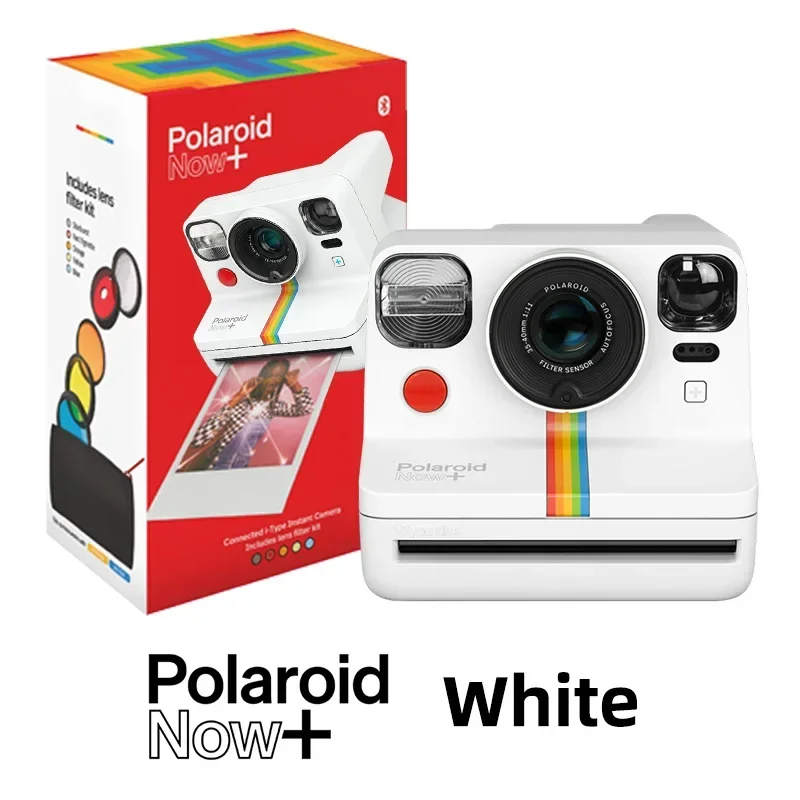 The Hot Spot Polaroid Photograph The Polaroid Now Plus of Rider\'s Rainbow Camera for Once Imaging in Black and White