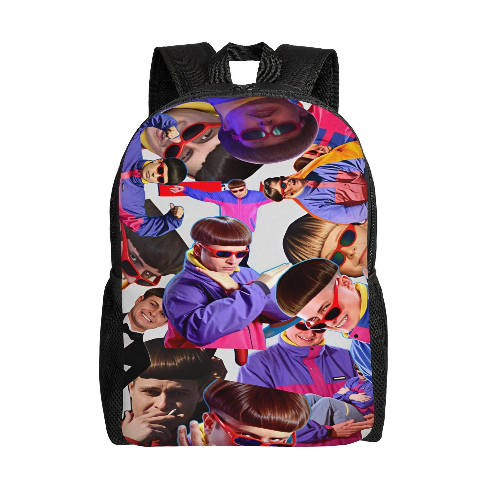 Oliver Tree  Backpack Student  Big Backpacks Polyester Kawaii High School Bags Outdoor Style Custom Rucksack