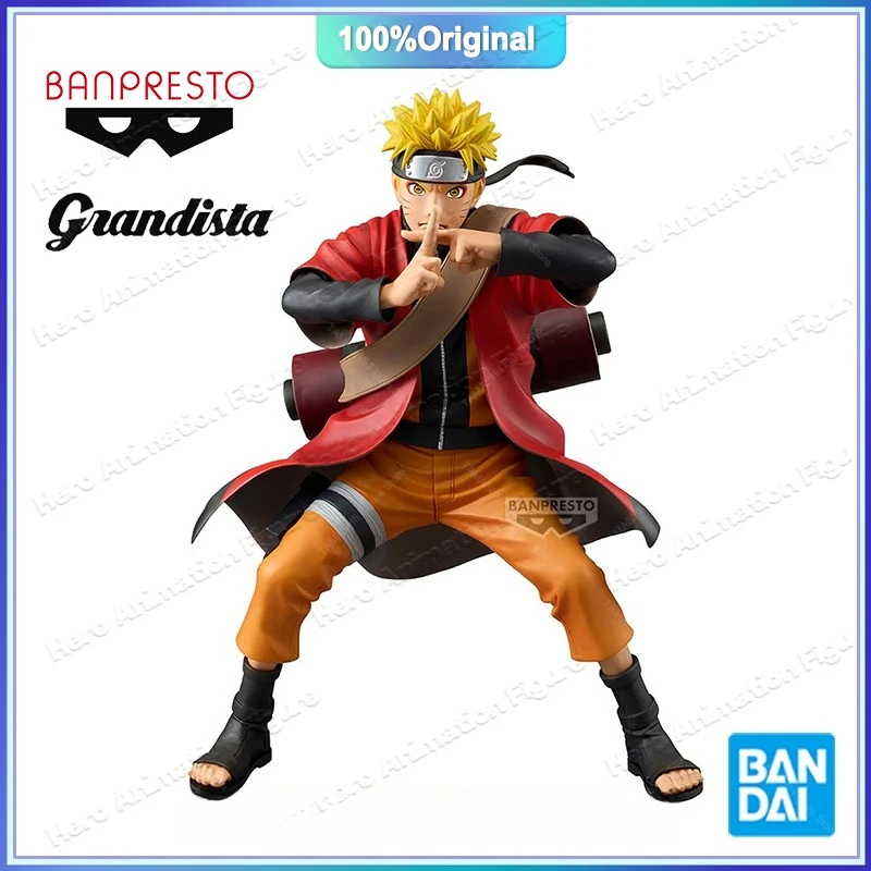 

Original Bandai Naruto Shippuden Banpresto Grandista 1.5 Naruto Uzumaki Special Edition 22cm Anime Figure Model Collectible Toys