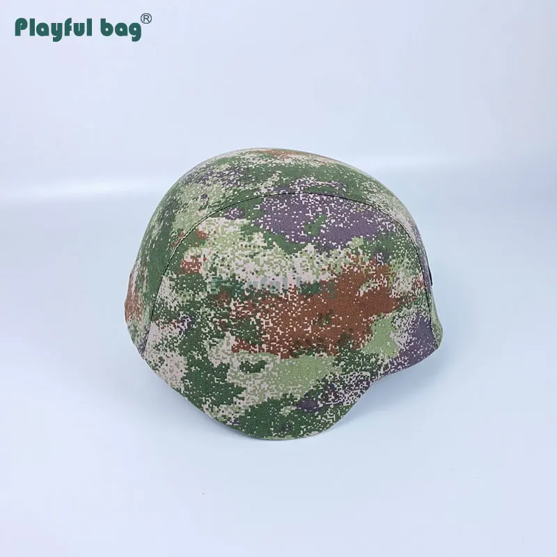 Playful bag Camouflage Helmet Cover Polyester material Outdoor Jungle Desert CAMO style Helmet cover AQB75