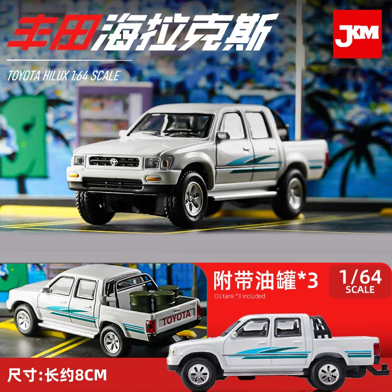 1:64 Toyota Hilux Off-road Vehicle Simulation Alloy Small-scale