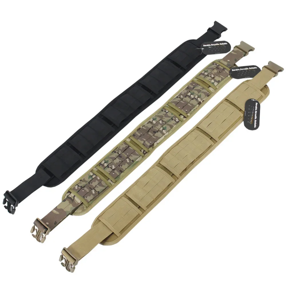 1000D Nylon Tactical Molle Waist Belt Airsoft Training Waistband Hunting Paintball Waist Belt