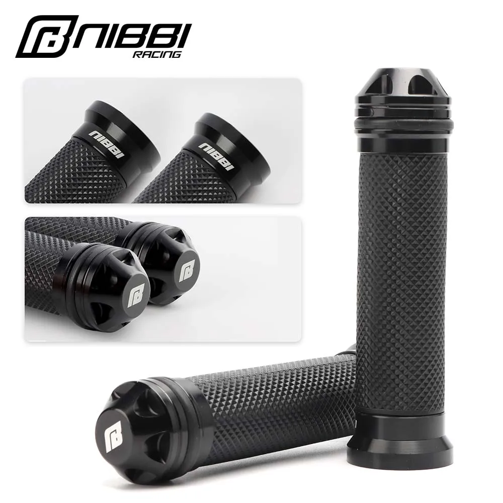 NIBBI CNC Handle Rubber Sleeve for Motorcycle Dirt Pit Bike Antiskid Throttle Grips Moto Handlebar Motocross Accessories Parts