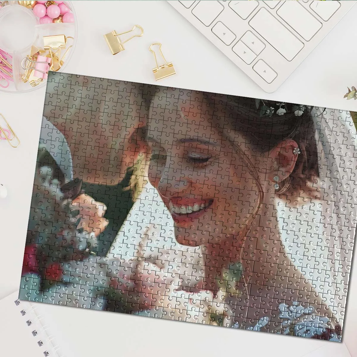 romantic wedding Personalised Decompression Puzzles Custom Puzzles in Photos Personalized Poster Handmade Birthday Gifts