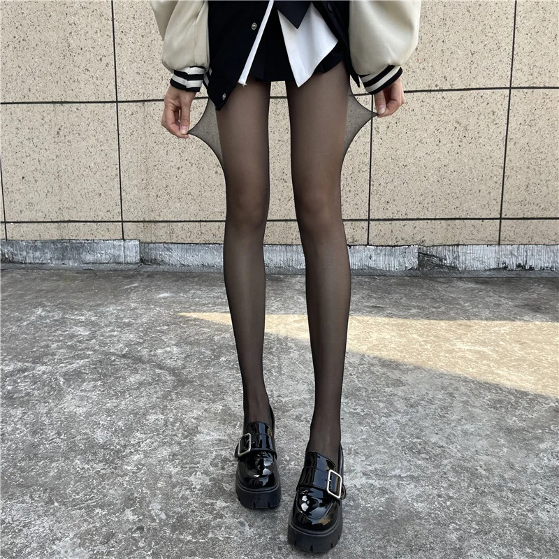 

Silk Stockings Jk Black Silk Sexy Ultra Slim Transparent Anti-Snagging Leggings Women's Summer Cored Silk Pantyhose