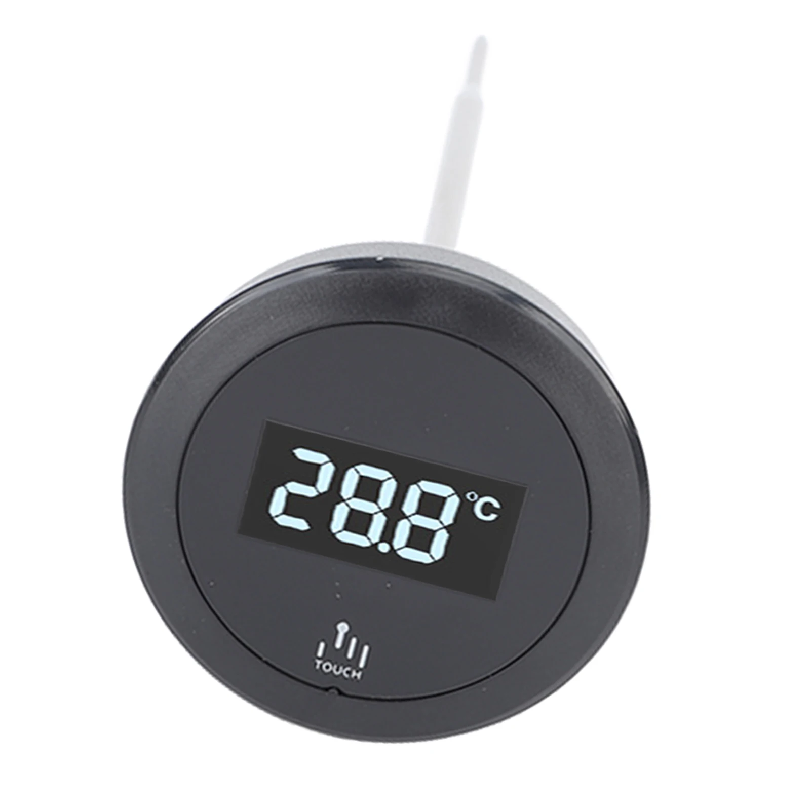 ميزان الحرارة الرقمي، ميزان الحرارة الرقمي، وظيفة الإضاءة الخلفية عالية الدقة مع مسبار من الفولاذ المقاوم للصدأ لوعاء القهوة