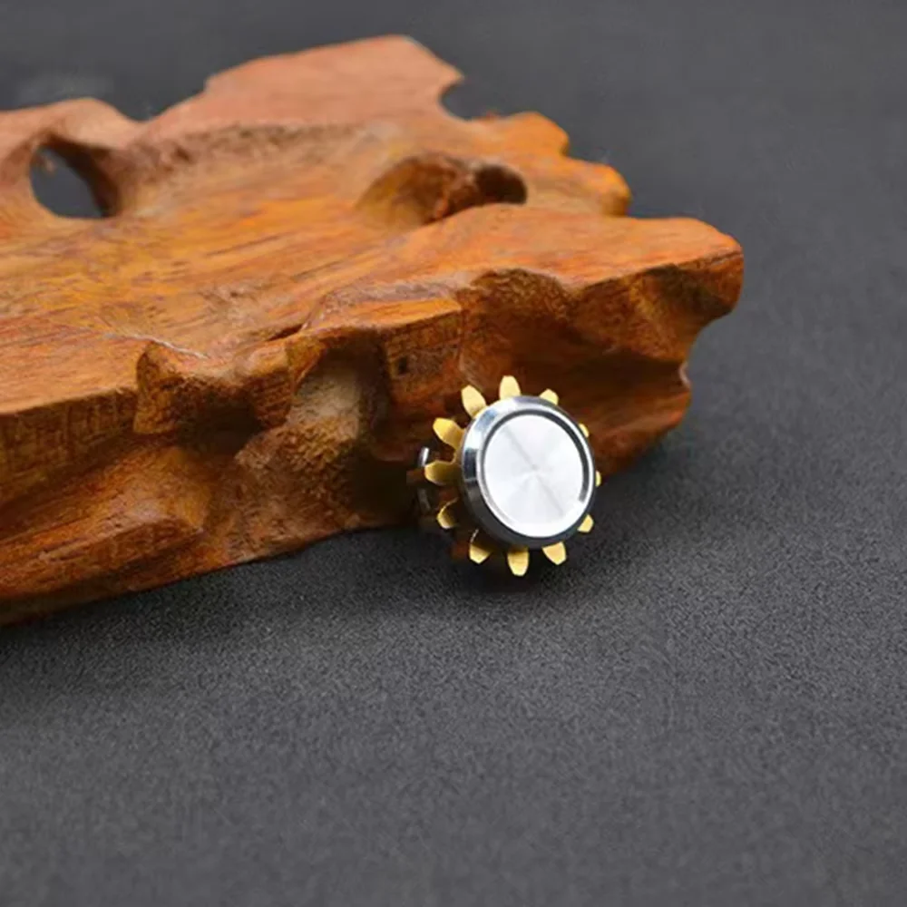 Mini EDC Gear Spinner Stress Relief Toy Adult Stress Reducer for Anxiety & Autism ADHD Portable Fidget Spinner Gift Idea