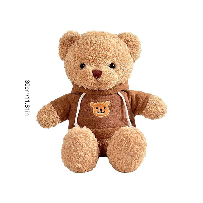 New Kawaii Bear Plush Toy Filled With Super Soft Cotton Plush Doll Teddy Bear Children\'S Doll Girl Valentine\'S Day Gift