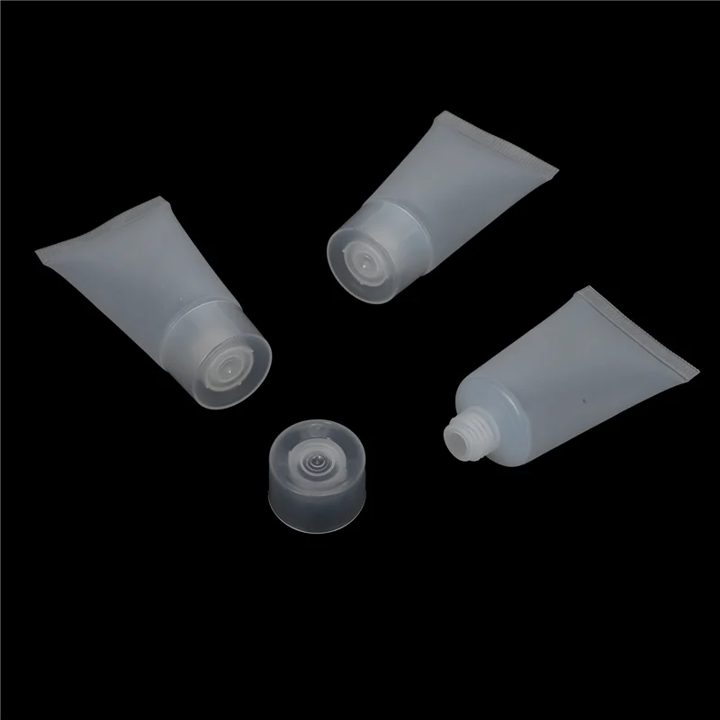 GYTB-400Pcs 15 مللي أنبوب إعادة الملء زجاجة محلول فارغة أنبوب لين مع غطاء السفر ضغط يشكلون الحاويات زجاجات إعادة الملء