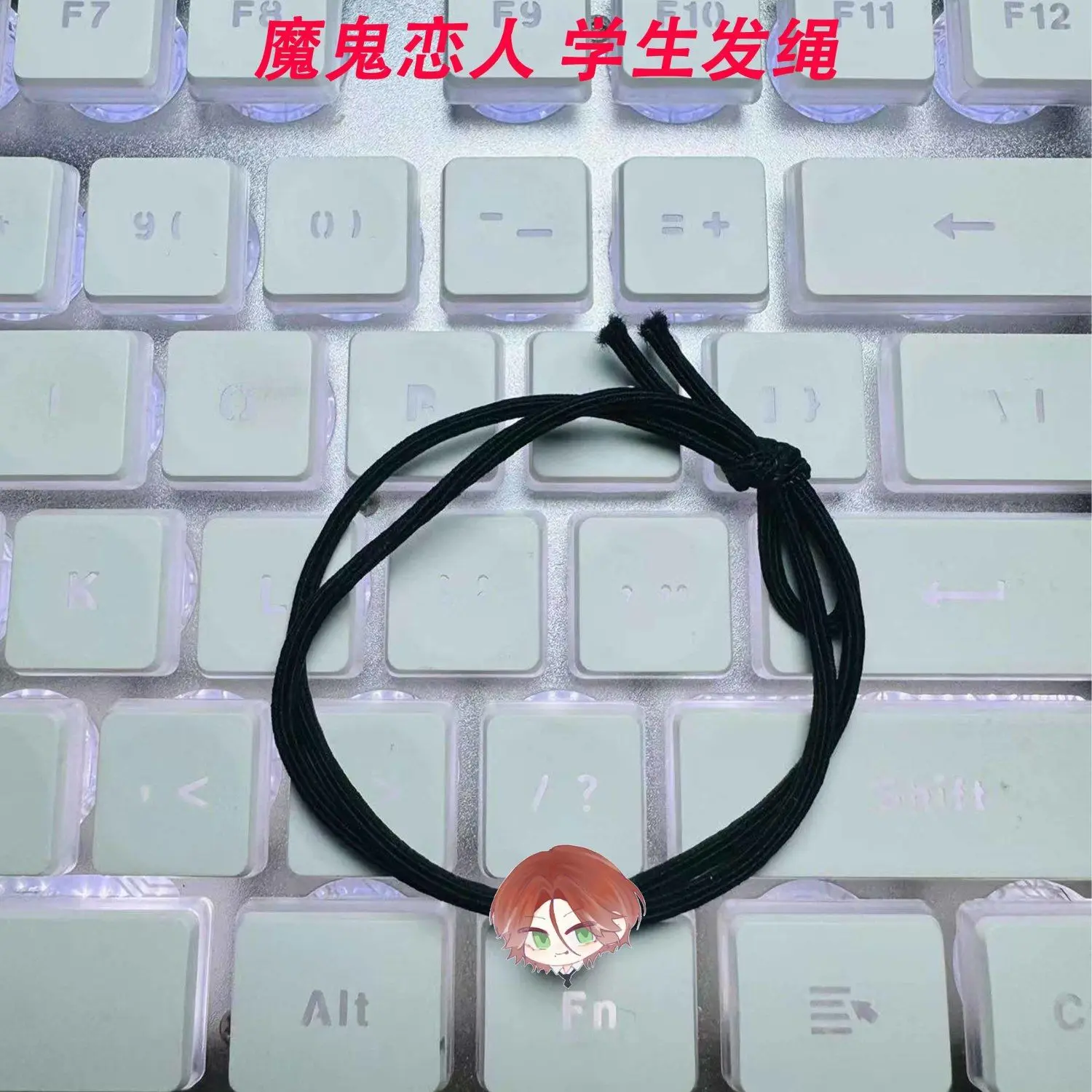 6 個ディアボリックラバーズアニメ小森ユイヘアロープかわいい高弾性ヘッドバンド漫画少女女性ヘアアクセサリーギフト