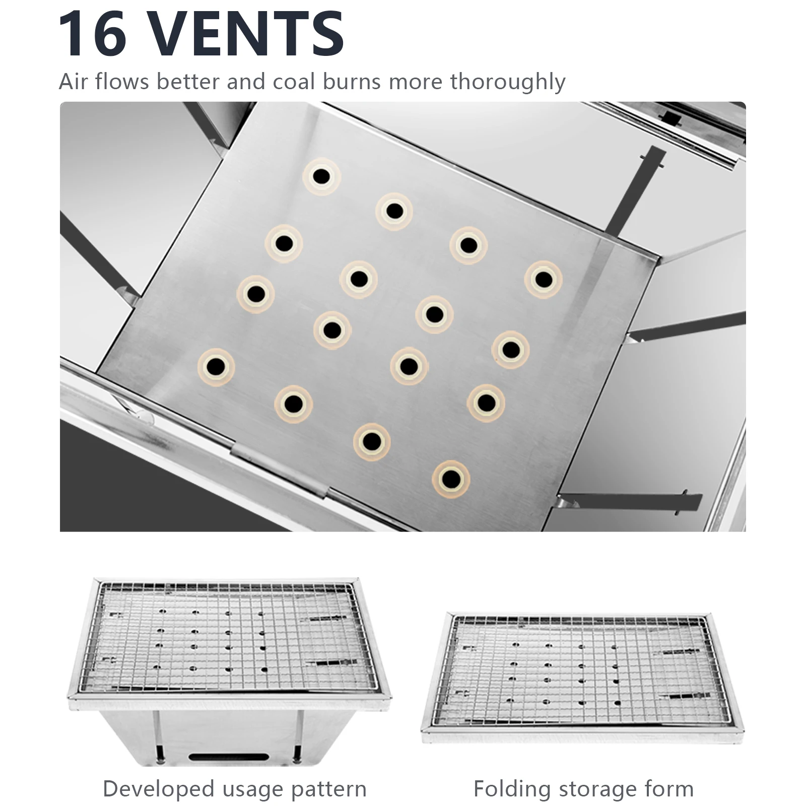 Aluminum Alloy Custom Egg Roll Table Outdoor Folding Stove Boiling Tea Table Picnic Barbecue Wood Grain Egg Roll Table