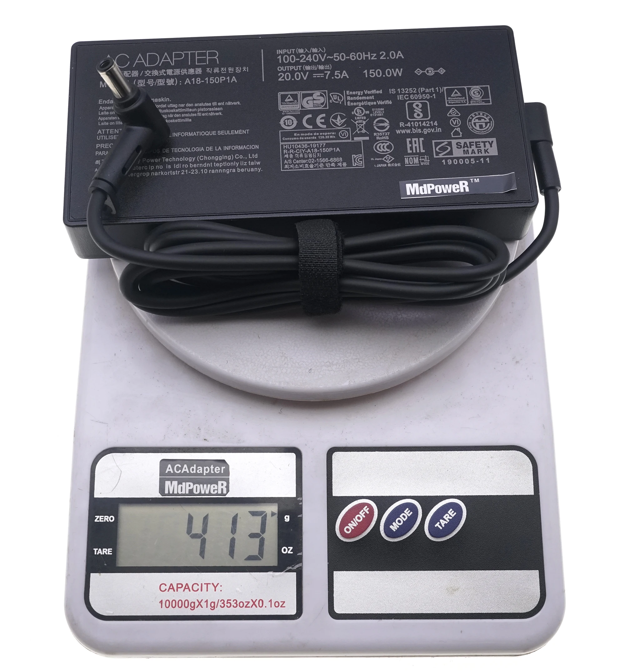 20V 7.5A 150W ASUS Laptop Charger