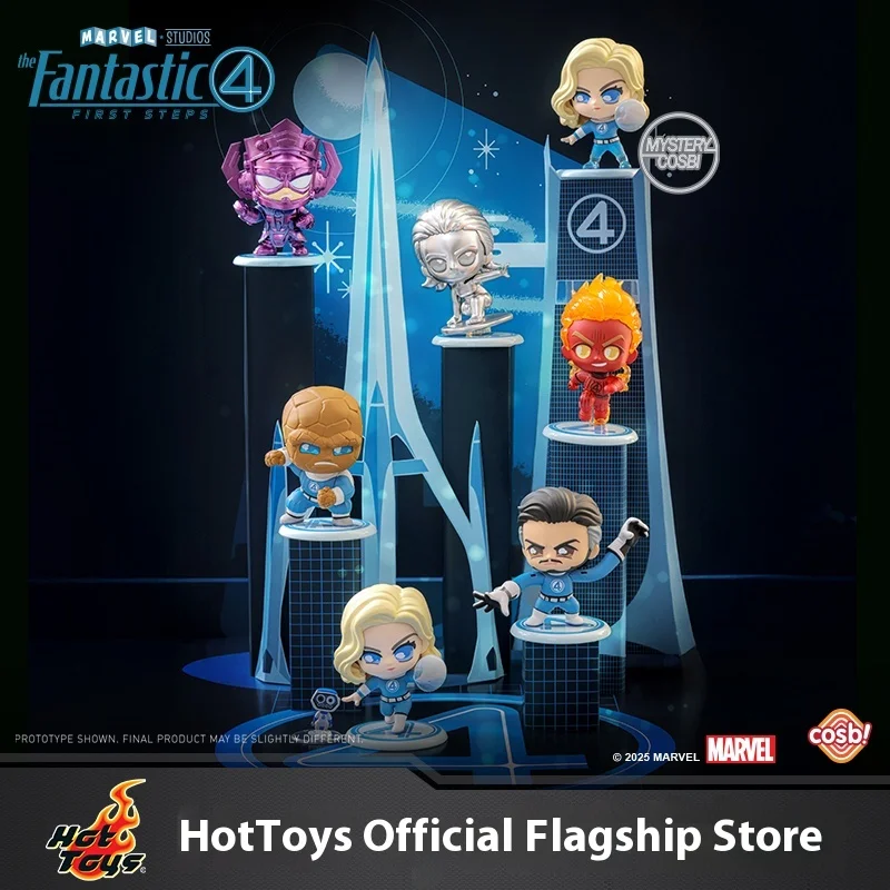 

Hot Toys The Fantastic Four First Steps Cosbi Blind Box Mystery Box Marvel Mini Figure Authentic Toy Desktop Decor Model Gift