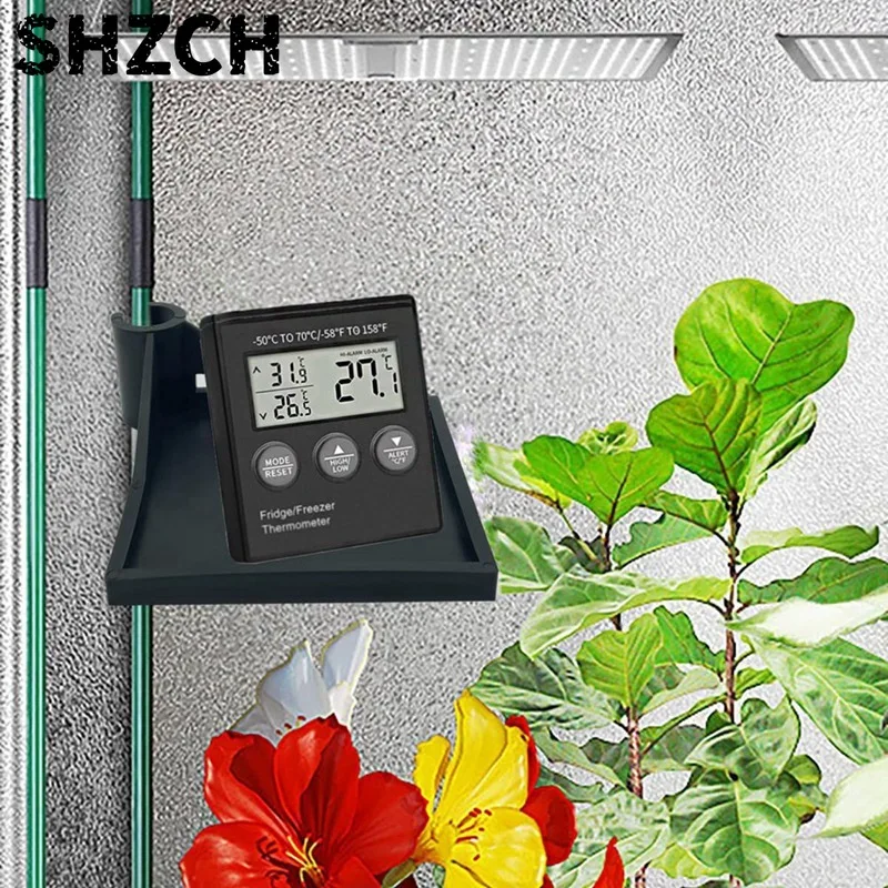 4 PCS Grow Tent Corner Shelf,16 Mm Grow Tent Accessories,Grow Tent Shelves For Place The Hygrometer Camera