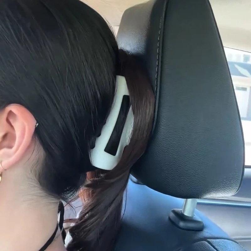 Siliconen Shark Clip Haarklauw Zacht Anti-Collision Hoofdbescherming Antislip Haargreep Schokbestendig Duurzaam Dames Haaraccessoire