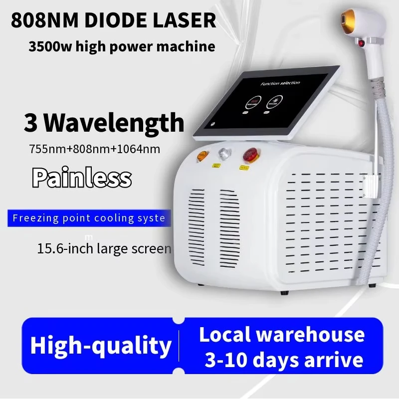 

Powerful 3500W Ice Platinum Laser Epilator Professional Diode Laser Machine Permanent Hair Remover 11