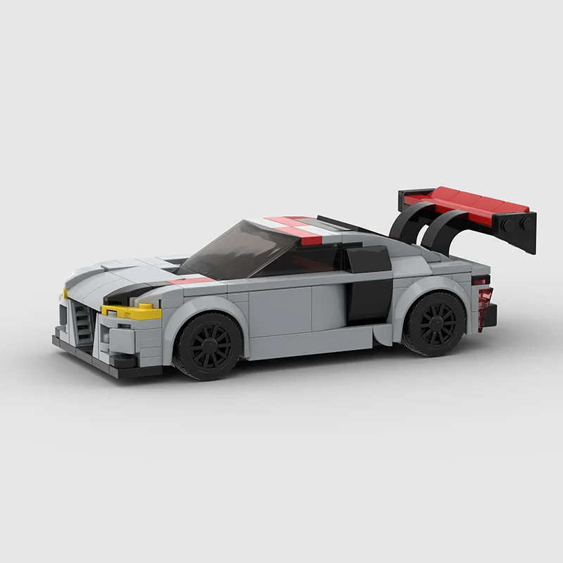 Hot sale R8 sports car moc compatible Lego small particles puzzle assembly children's building block toys cross-border wholesale