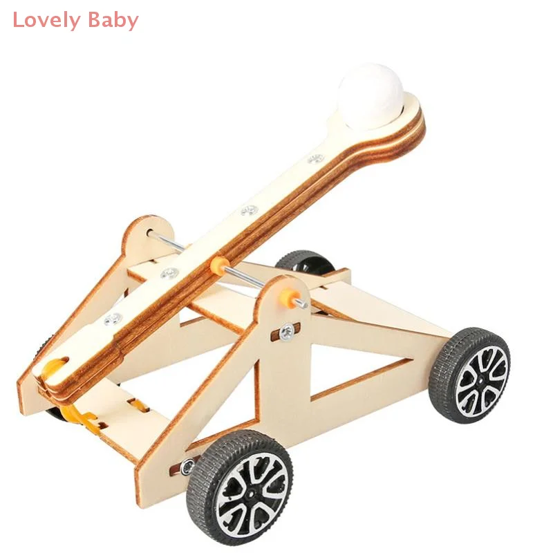 【BBS】1 Set DIY Science Experiment Kit & Education Model DIY Catapult Toy Physics Science Toys For Children Gift Project