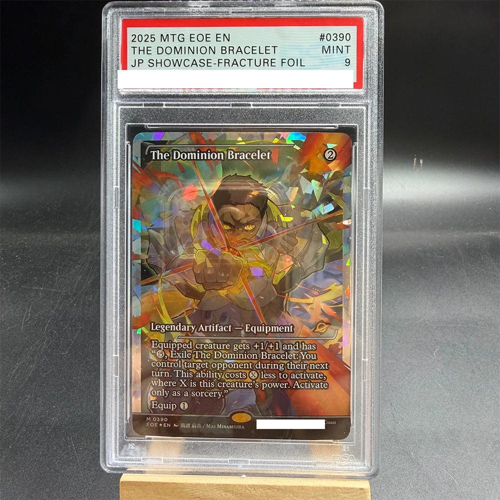 Tarjeta de Calificación DIY TCG 2026 MTG TMT EN THE DOMINION BRACELET M 0390 Tarjeta Coleccionable Copia Tarjeta de Calificación de 10 Puntos Juguete de Regalo