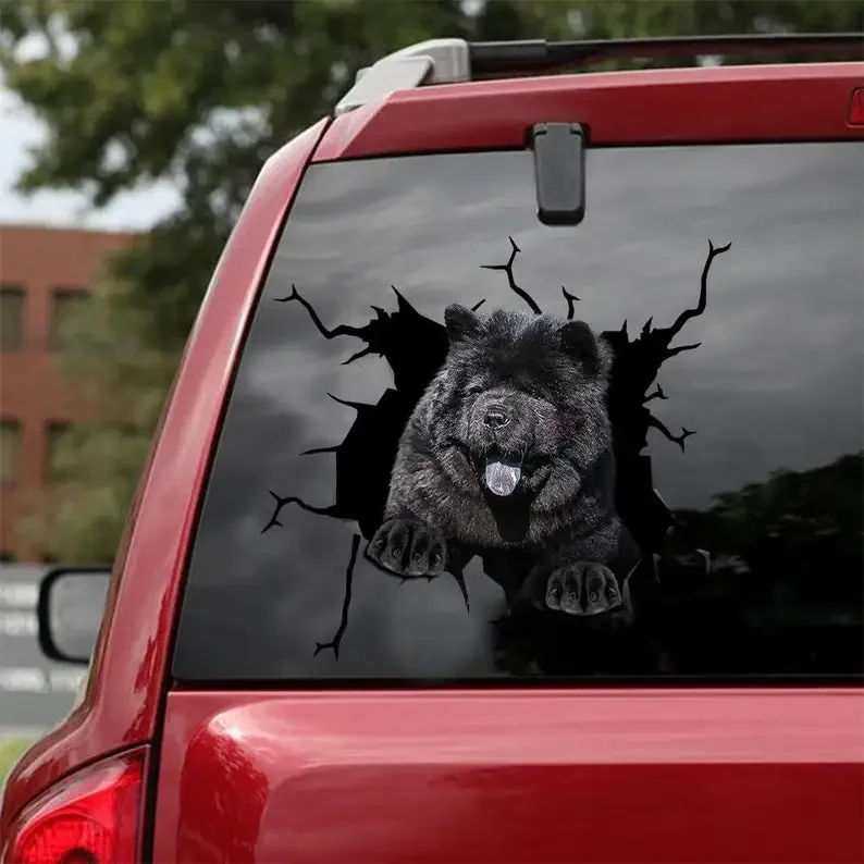 Chow Chow Decal - fits cars, Windows, Laptops and any smooth surface, Chow-Chow Stickers, Pet Stickers, Custom Chow-Chow Sticker