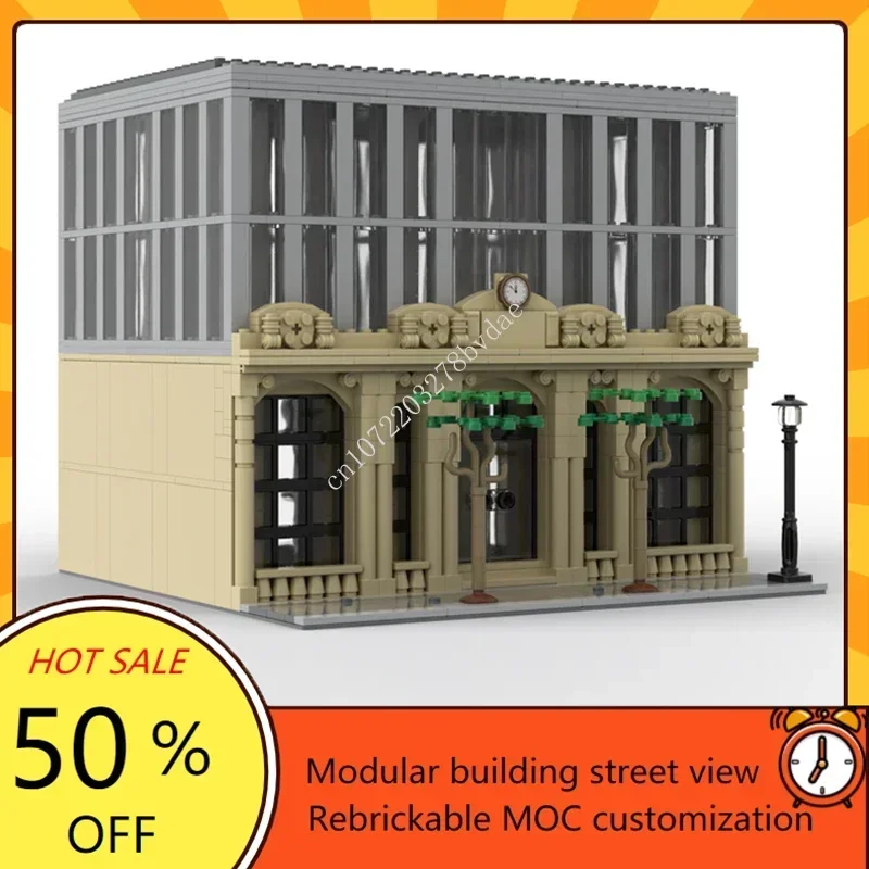 

1054PCS MOC Mark 4 - Tower Base 32x32 Central Building Street View Model Building Blocks Bricks DIY Creative Assembly Toys Gift