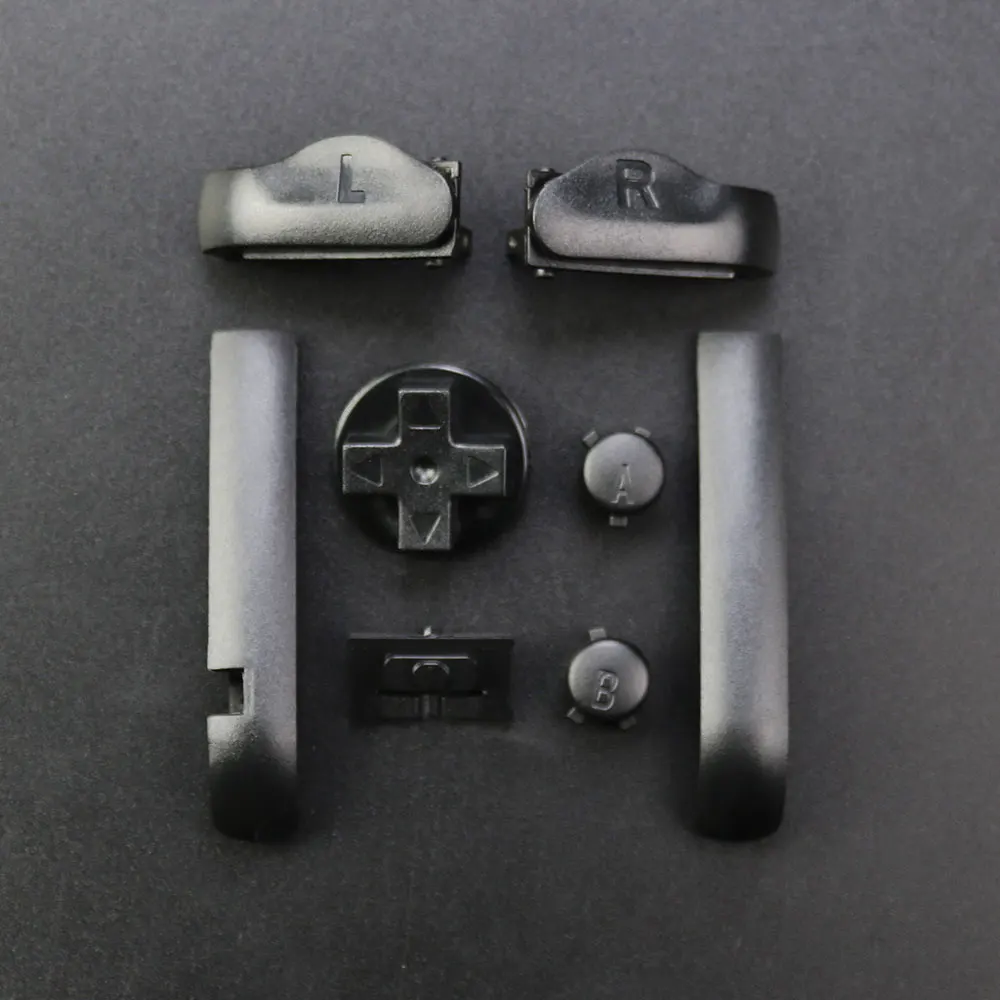 1Set Für Gameboy Advance GBA Konsole Ersatz Multi-Farbe Tasten Tastaturen L R A B D-Pads Power ON OFF Tasten