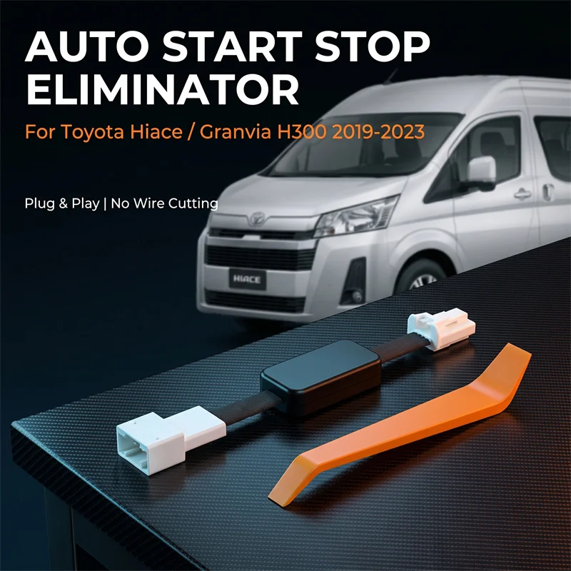 Automatic Start Stop Engine System Off for Toyota Hiace Granvia H300 2019-2024, Plug and Play Auto Stop Start Cancel Module