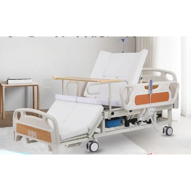 

Electric elderly household lift bed manual turn over