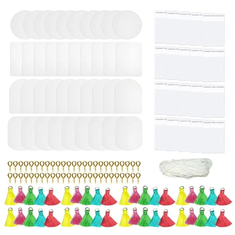 

Rectangle Sublimation Air Freshener Blank Sheet Car Scented Hanging Sheet Felt with Tassel DIY Craft Car Interior Use